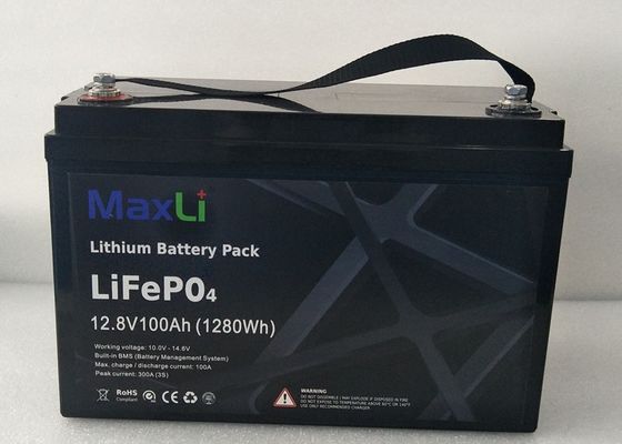 stockage de l'énergie de panneau solaire de batterie de Bluetooth de lithium de 100Ah IP56